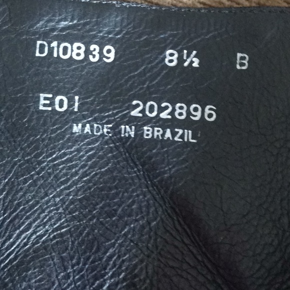 Vintage Black Suede Wedge Boot Cole Haan 8.5 - Picture 7 of 7